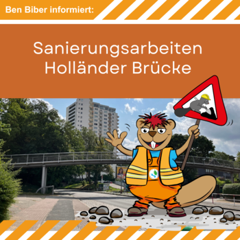Grafik von Ben Biber und der Holländer Brücke